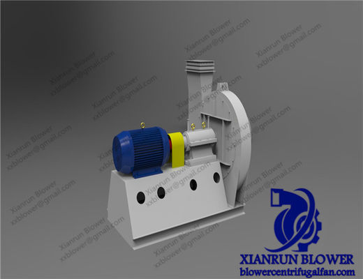 مروحة طرد مركزي شعاعية صناعية مصنوعة من مواد متينة لمحطات توليد الطاقة بالأسمنت وأنظمة جمع الغبار