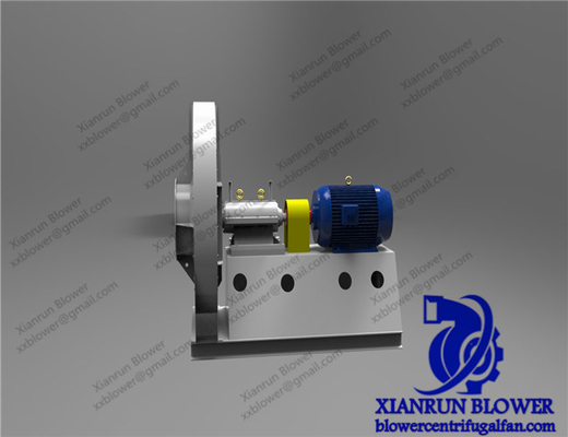 منفاخ الطرد المركزي عالي الضغط Q235 350KW لصناعة الغلايات