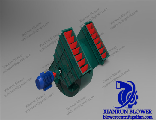منفاخ الطرد المركزي عالي الكفاءة المنحني للخلف 960rpm -2900rpm