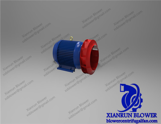 منفاخ هواء بضغط عالٍ منحني للخلف 760rpm-2900rpm ضمان لمدة سنة واحدة