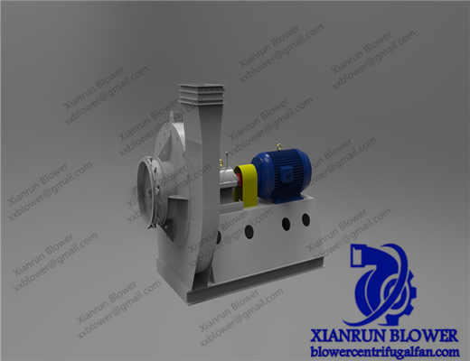منفاخ هواء بضغط عالٍ منحني للخلف 760rpm-2900rpm ضمان لمدة سنة واحدة