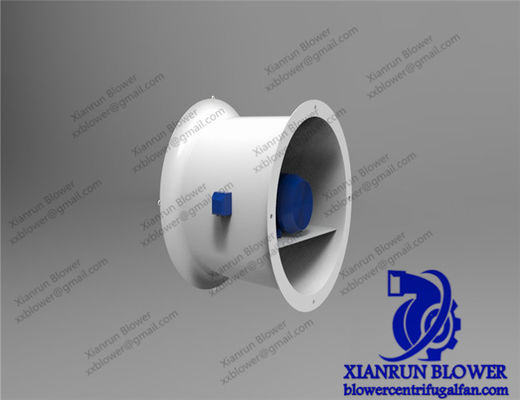 مروحة محورية صناعية ذات ضوضاء منخفضة وتصميم مدفوع دائم لتطبيقات انبعاثات تدفق محوري في مختلف الصناعات