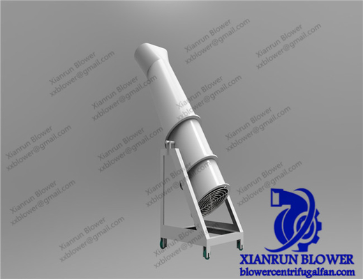 مراوح محورية صناعية ذات أنبوب 112pa - 2015pa فولاذ مقاوم للصدأ لفرن الأسمنت