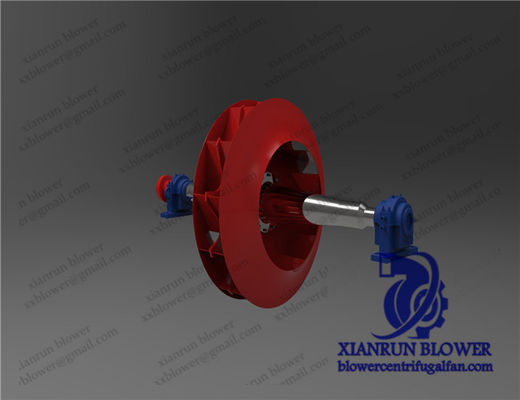 مروحة شعاعية مركزية قابلة للتخصيص لمتطلبات صناعية محددة مروحة صناعية مروحة متكشفة متخلفة صناعية