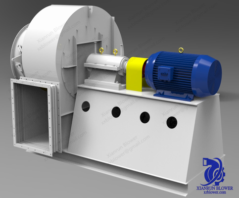مروحة الطرد المركزي ذات المدخل المفرد المائل للخلف 5KW - 350KW ISO 9001 المعتمدة