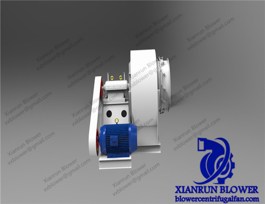 مروحة طرد مركزي خلفية من الصلب الكربوني 5KW - 350KW اللون حسب الطلب