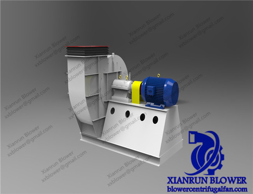 مروحة طرد مركزي ذات درجة حرارة عالية مستحثة 350KW للغلايات البخارية