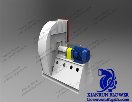 مروحة طرد مركزي ذات درجة حرارة عالية مستحثة 350KW للغلايات البخارية