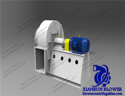 مروحة طرد مركزي ذات درجة حرارة عالية مستحثة 350KW للغلايات البخارية