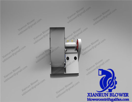 مروحة طرد مركزي صناعية بتدفق هواء عالي ودفع بالحزام، مصممة للمراجل الصناعية ومعدات دعم منفاخ الهواء الكهربائي